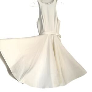 Ieena by MacDuggal Halter Skater Formal Prom Bridal Crinoline Dress Size 2 New